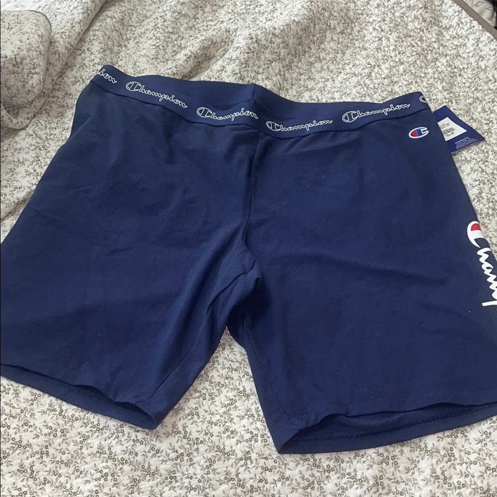 Champion Blue Athletic Shorts Lightweight Performance